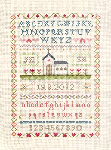 Anchor Cross Stitch Kit: Wedding Classic, Multi-Colour, 20 x 28.5cm