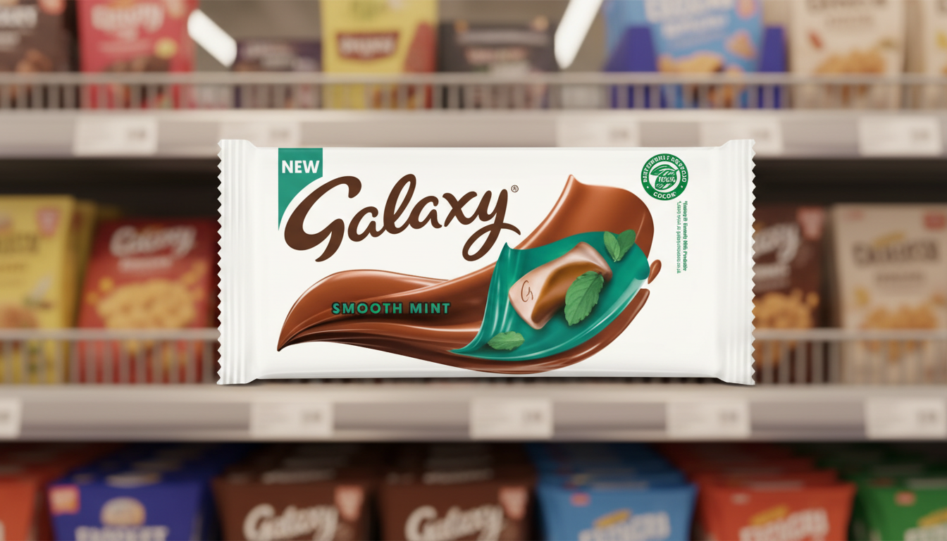 24 x Galaxy Pfefferminz-Schokoladentafel – 110 g