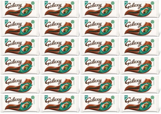 Galaxy Mint Chocolate Block Bar 110g - Case of 24
