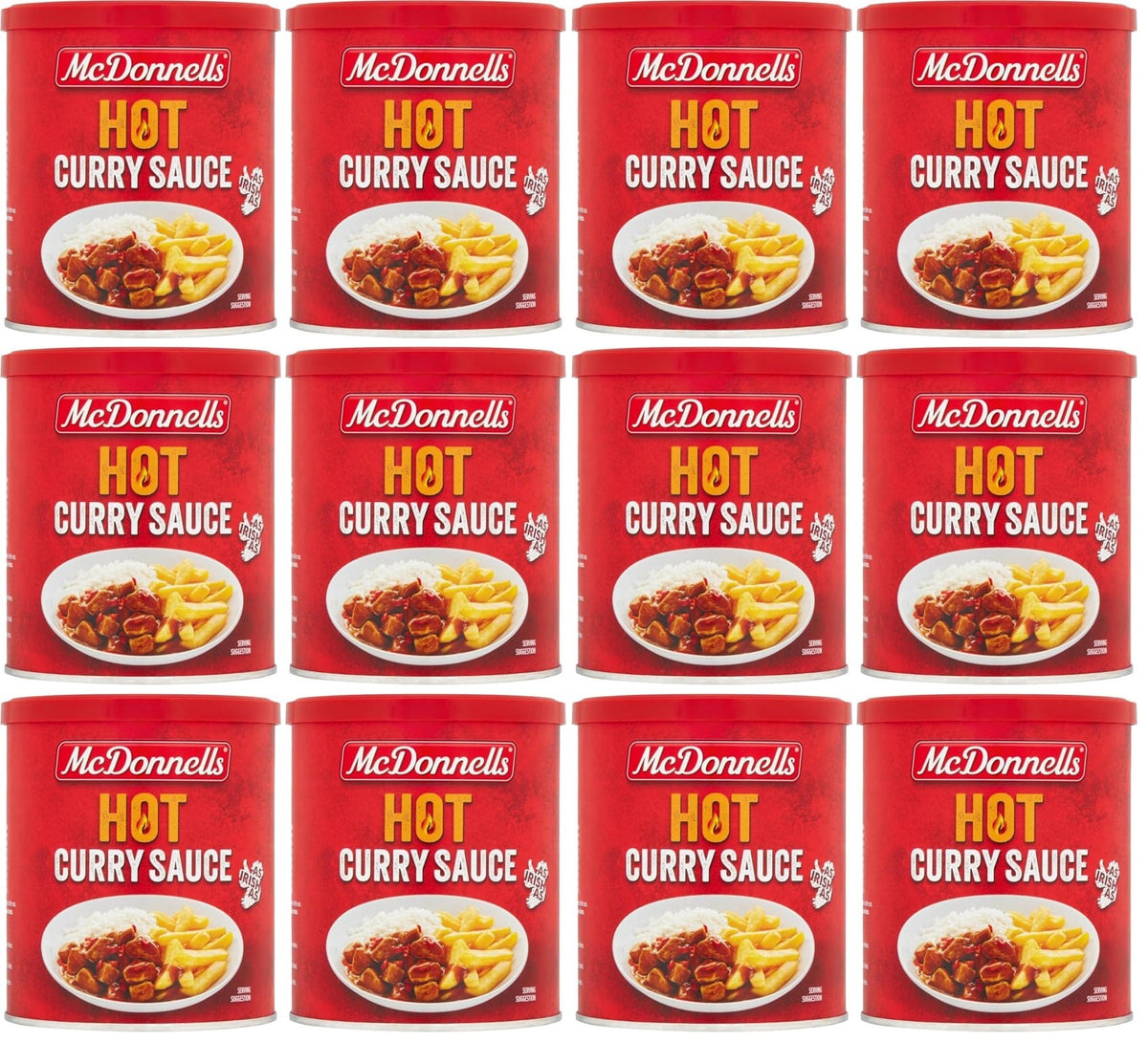 12 x Mcdonnells Hot Curry Sauce 200G
