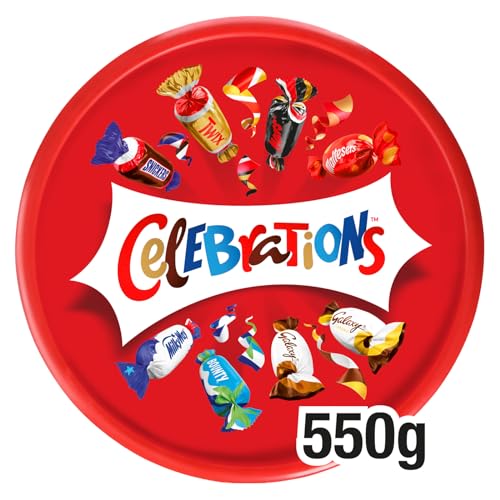 Celebrations Milk Chocolate & Biscuit Bars Sharing Tub 550g