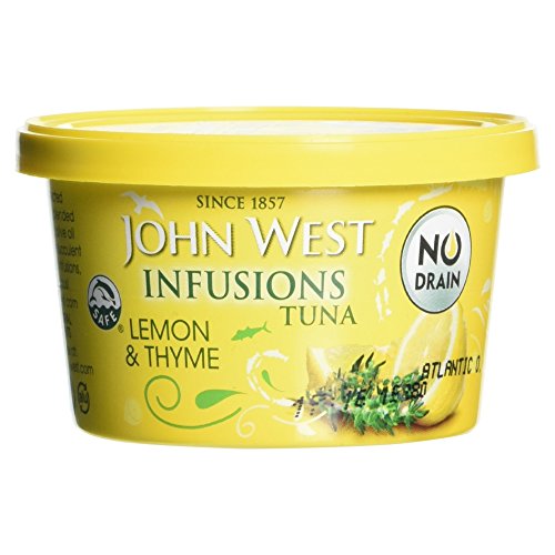 John West Infusions No Drain Tuna Lemon & Thyme, 80g