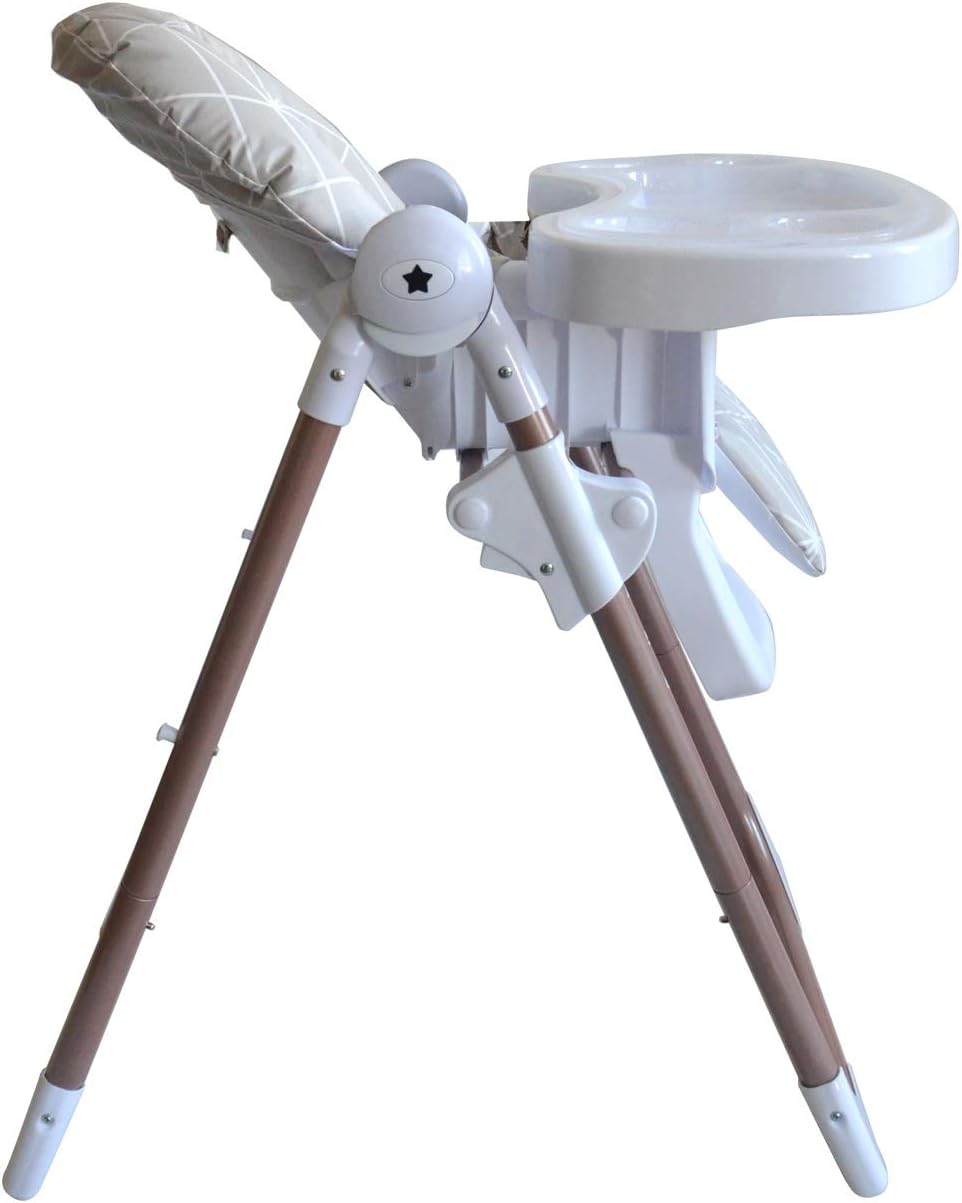 My Babiie MBHC8 Christina Milian AM:PM Geometric Mocha Premium Highchair