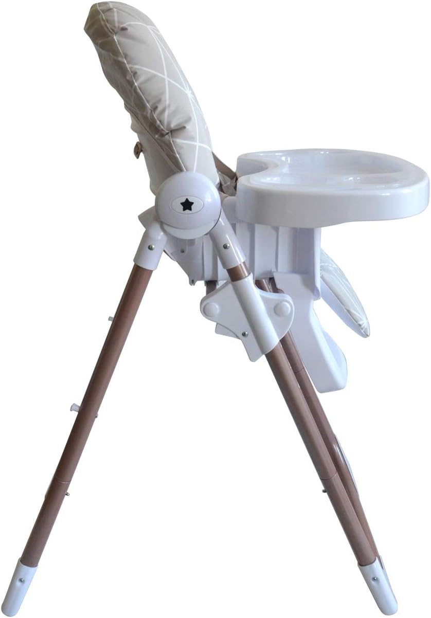 My Babiie MBHC8 Christina Milian AM:PM Geometric Mocha Premium Highchair