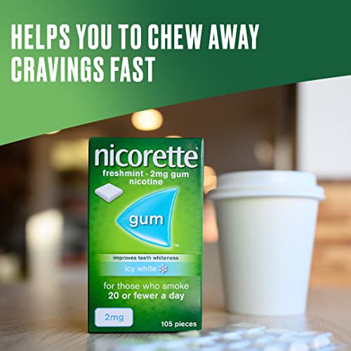 Nicorette Original Gum Nicotine 210 Piece, 4 mg (Stop Smoking Aid)