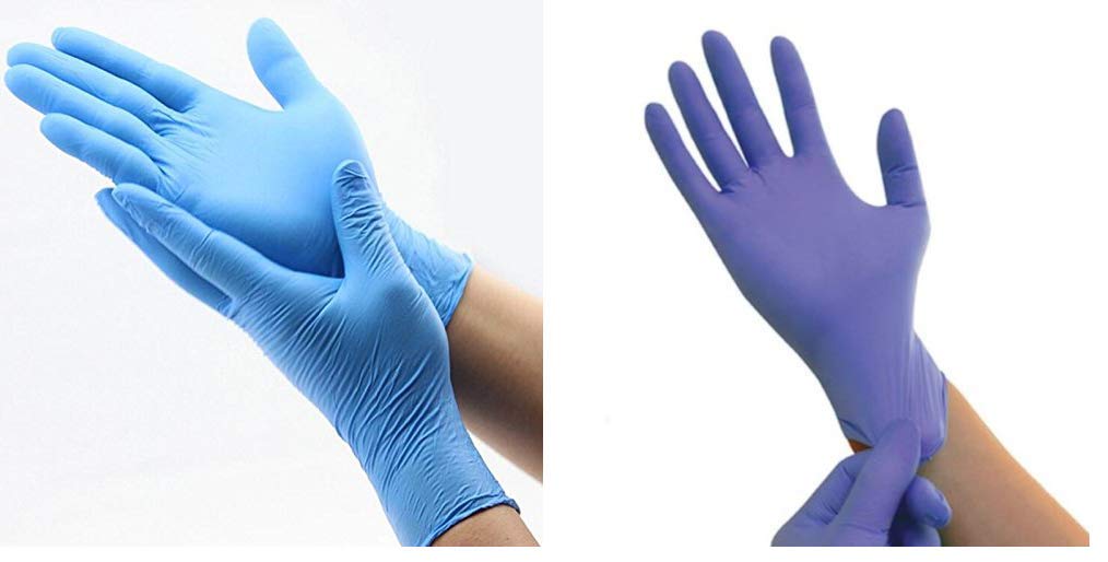 Supertouch Blue Nitrile Powder Free Gloves - Extra Large - Pack of 100