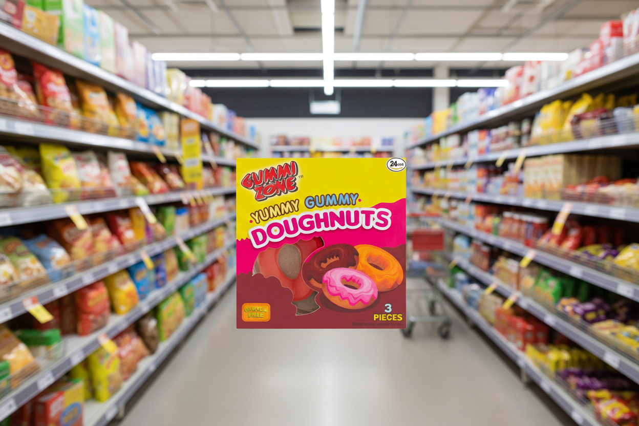 Bandeja de 24 donas de goma Gummi Zone - 21g