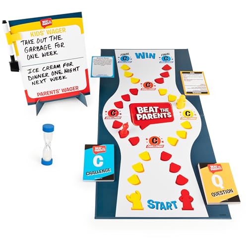 Spin Master Games Beat The Parents Board Game for Families and Kids aged over 8+