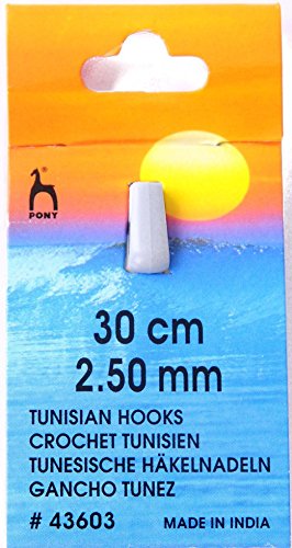 Pony Tunisian Crochet Hook, Aluminium,