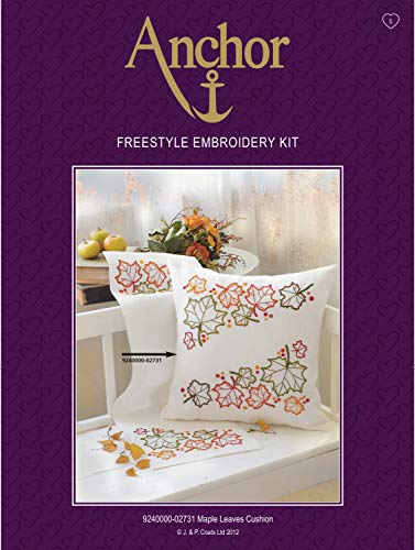 Anchor DCF001 Kits and Canvas, 100% Cotton, Graphic Floral, One Size