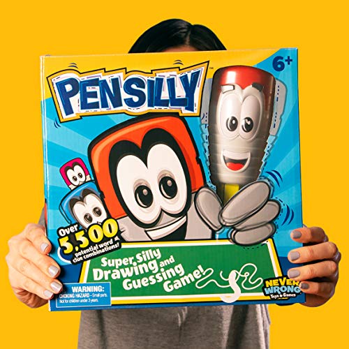 Pensilly drawing game, silly drawing game, wobbly pen, guess the drawing, frantic fast paced game