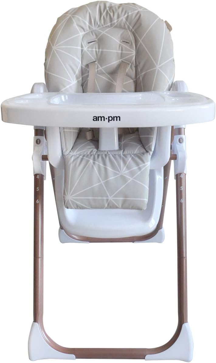 My Babiie MBHC8 Christina Milian AM:PM Geometric Mocha Premium Highchair