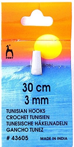 Pony Tunisian Crochet Hook, Aluminium,
