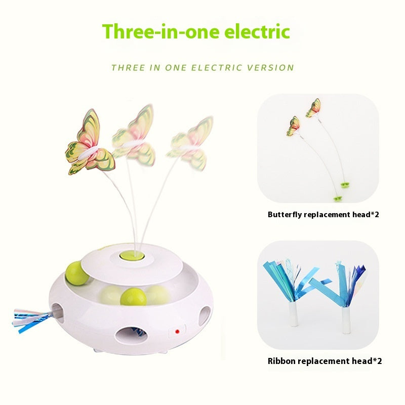 Electric Cat Toy Intelligent Automatic Cat Teasing Self-Hi Relieving Stuffy Artifact
