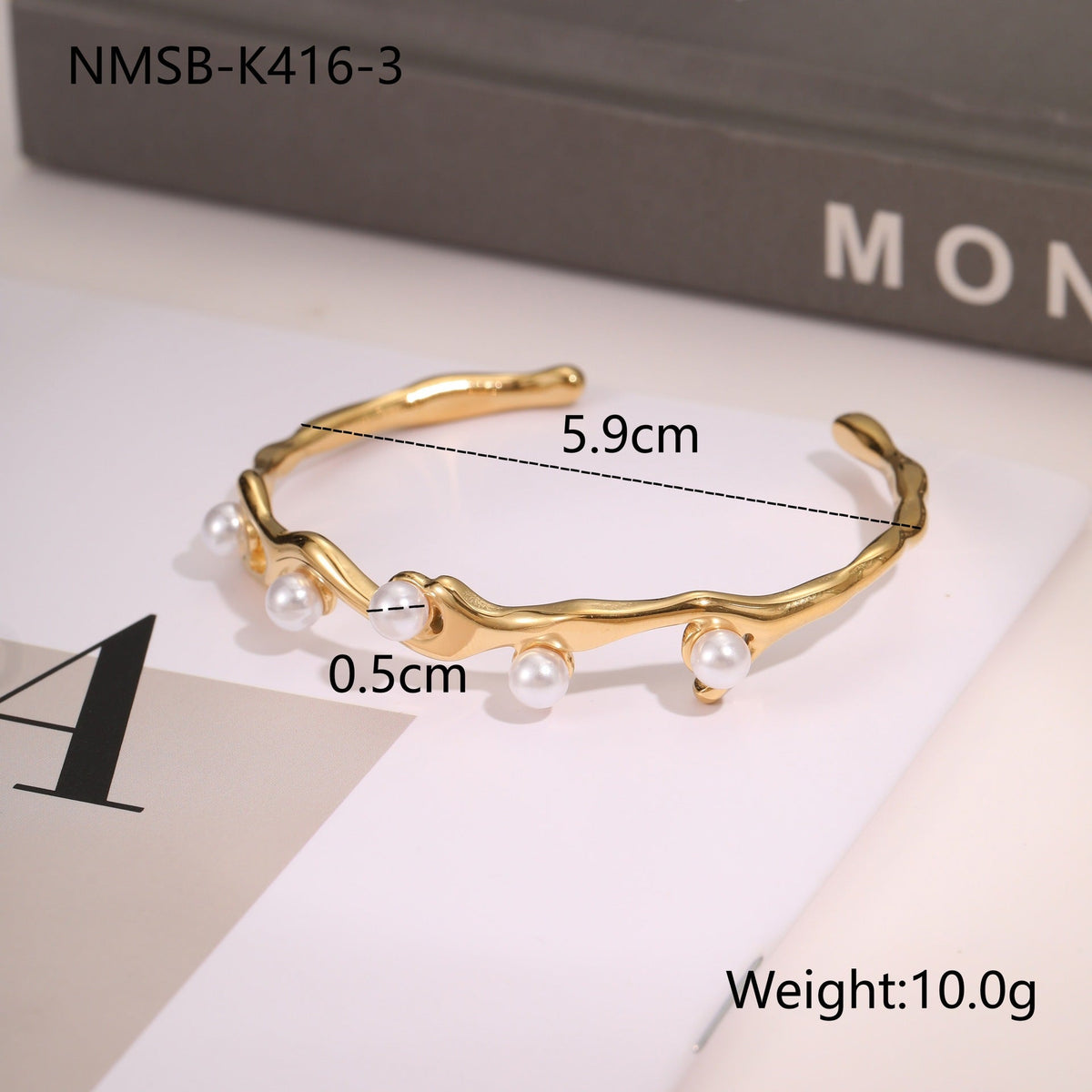 European And American Ins Fashion Design Stainless Steel Bracelet Opening Bracelet