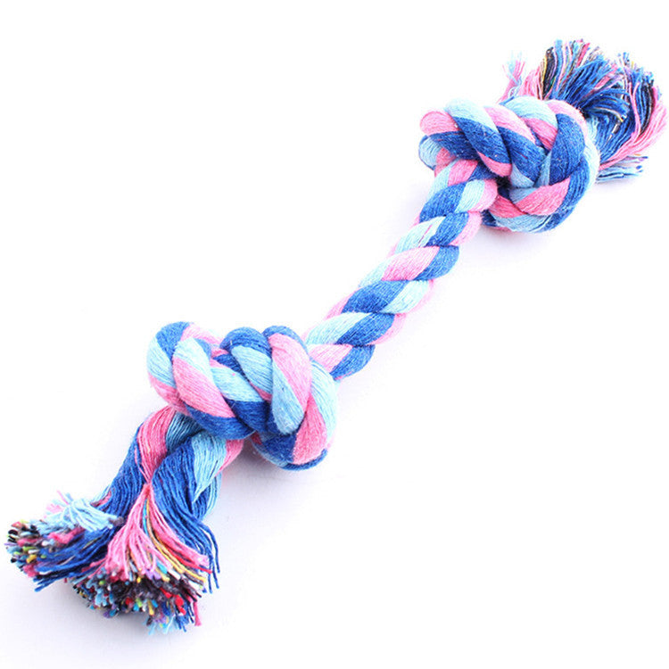 Pet molars colorful cotton rope