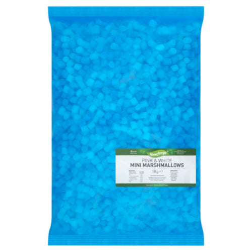 Mini malvaviscos rosas y blancos Newforge 1 kg