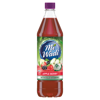 12 x Mi Wadi Zero 0% Apfel-Beere 1L