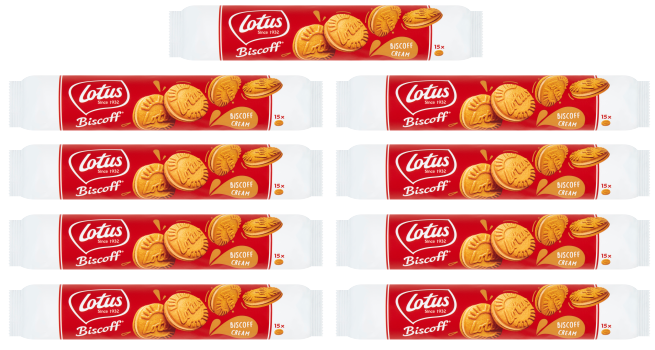 9 x Galleta Sándwich Lotus Biscoff Crema Biscoff 150g