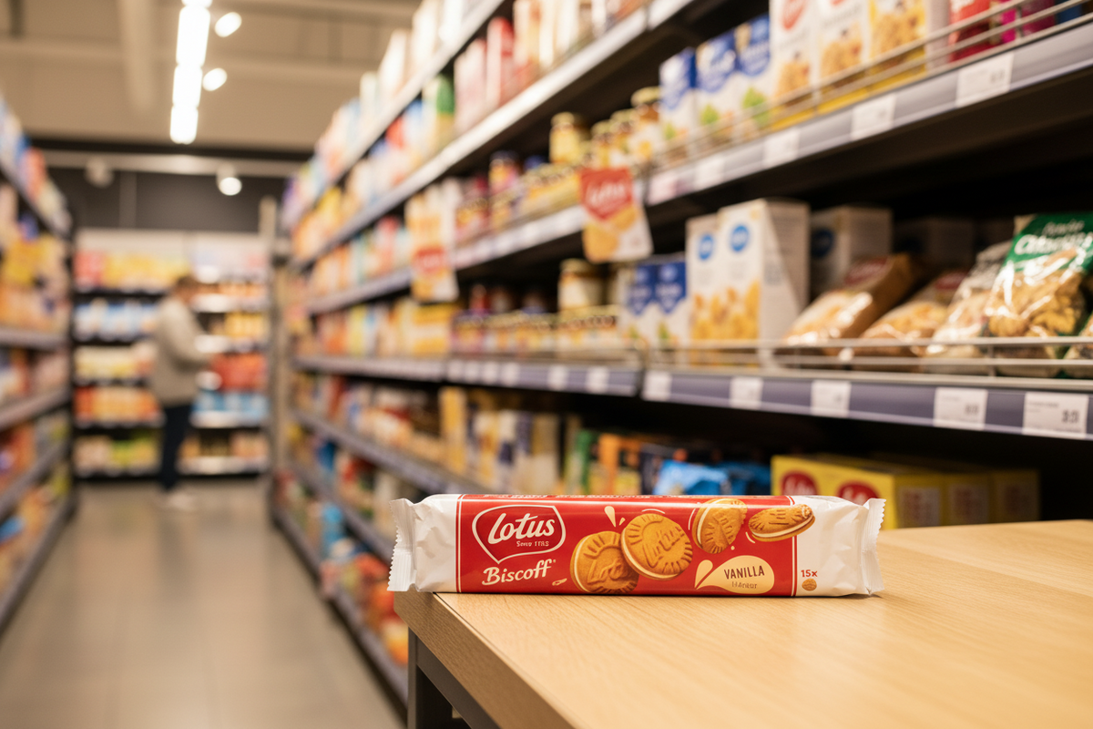 9 x Lotus Biscoff Sándwich Crema de Vainilla 150g