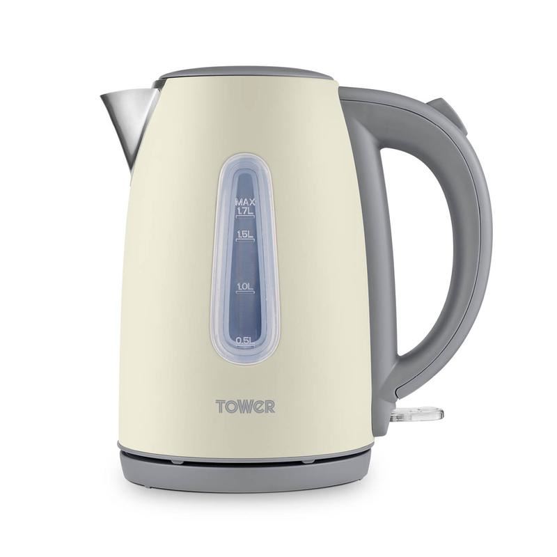 Tower Infinity Stone 3KW 1.7L Pebble Stainless Steel Jug Kettle UK Plug