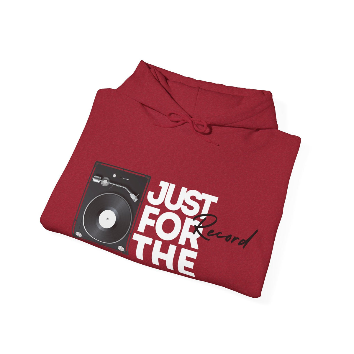 Just for the Record Men's Vinyl Record Hoodie