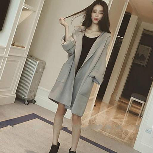 Plus Size Women's Spring And Autumn Thin Coat
