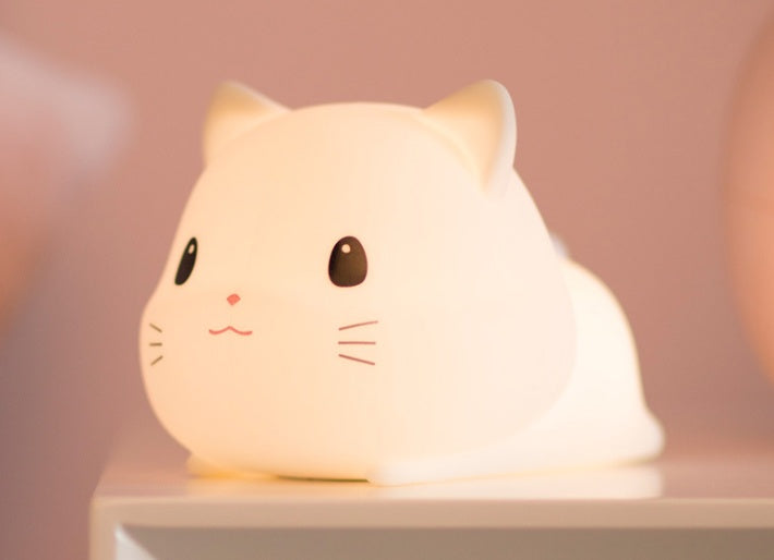 Cat silicone night light