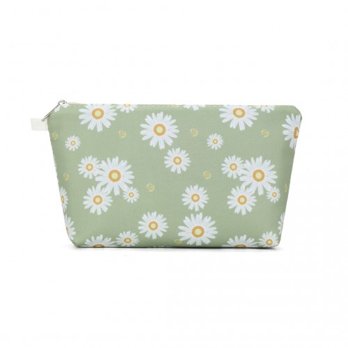 COM2443 - Miss Lulu Multi-Functional Charming Print Cosmetic Bag & Storage Bag for Travel and Everyday Use - Green