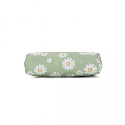 COM2443 - Miss Lulu Multi-Functional Charming Print Cosmetic Bag & Storage Bag for Travel and Everyday Use - Green