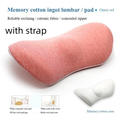 Lumbar Support Pillow For Side Sleepers Pregnancy Relieve Hip Coccyx Sciatica Pain Machine Chair Back Cushion Waist Car Seat