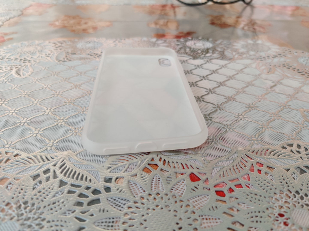 Marble Geometric TPU Coral Case - For iPhone XR