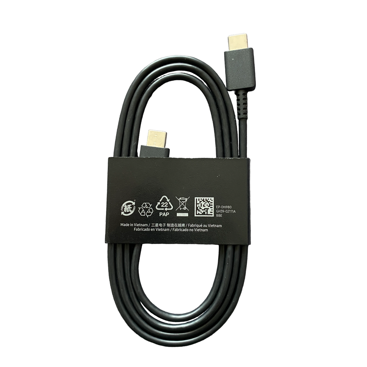 Samsung EP-DN980BBE USB-C to USB-C 3A Cable