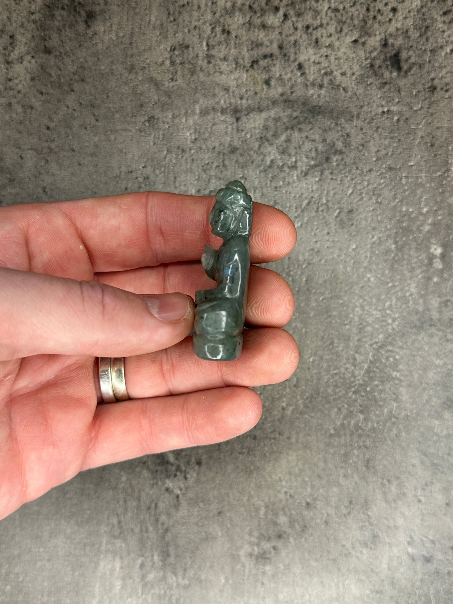 Labradorite Quan Yin Crystal Carving