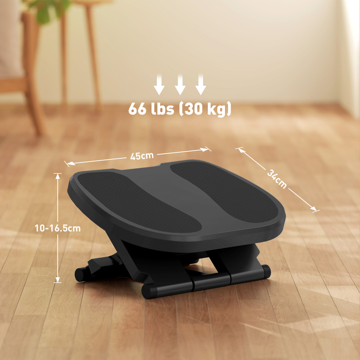 Adjustable Footrest - Enhance Comfort & Posture - Ergonomic Support