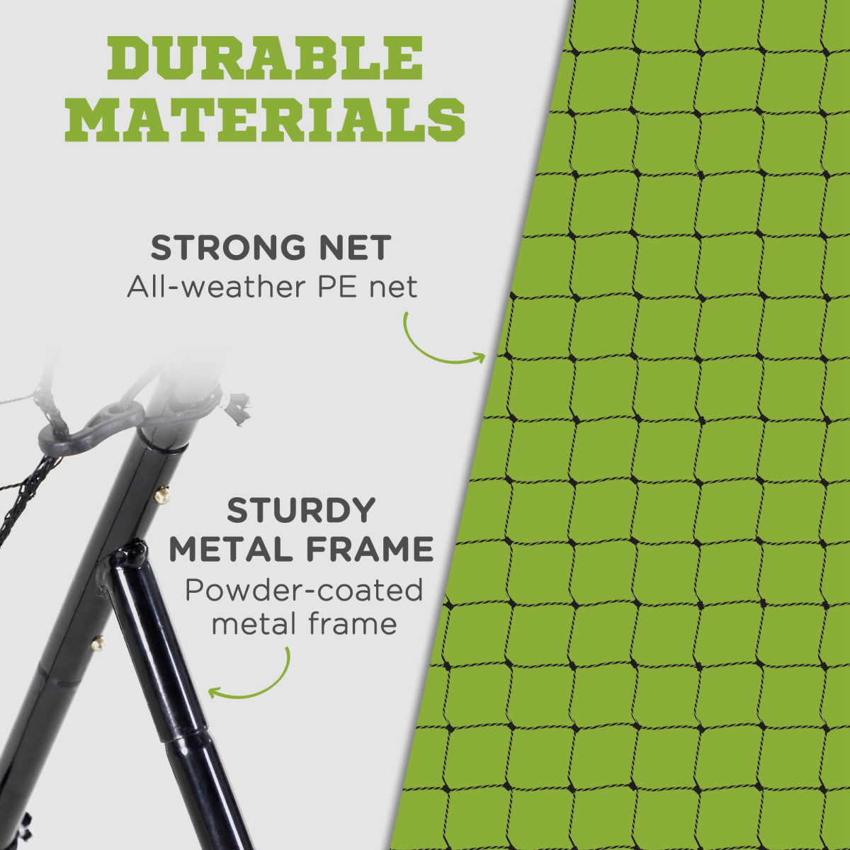 Rebounder Net Aid Multi-Sports Goal Play Teens Adults Baseball Softball Training
