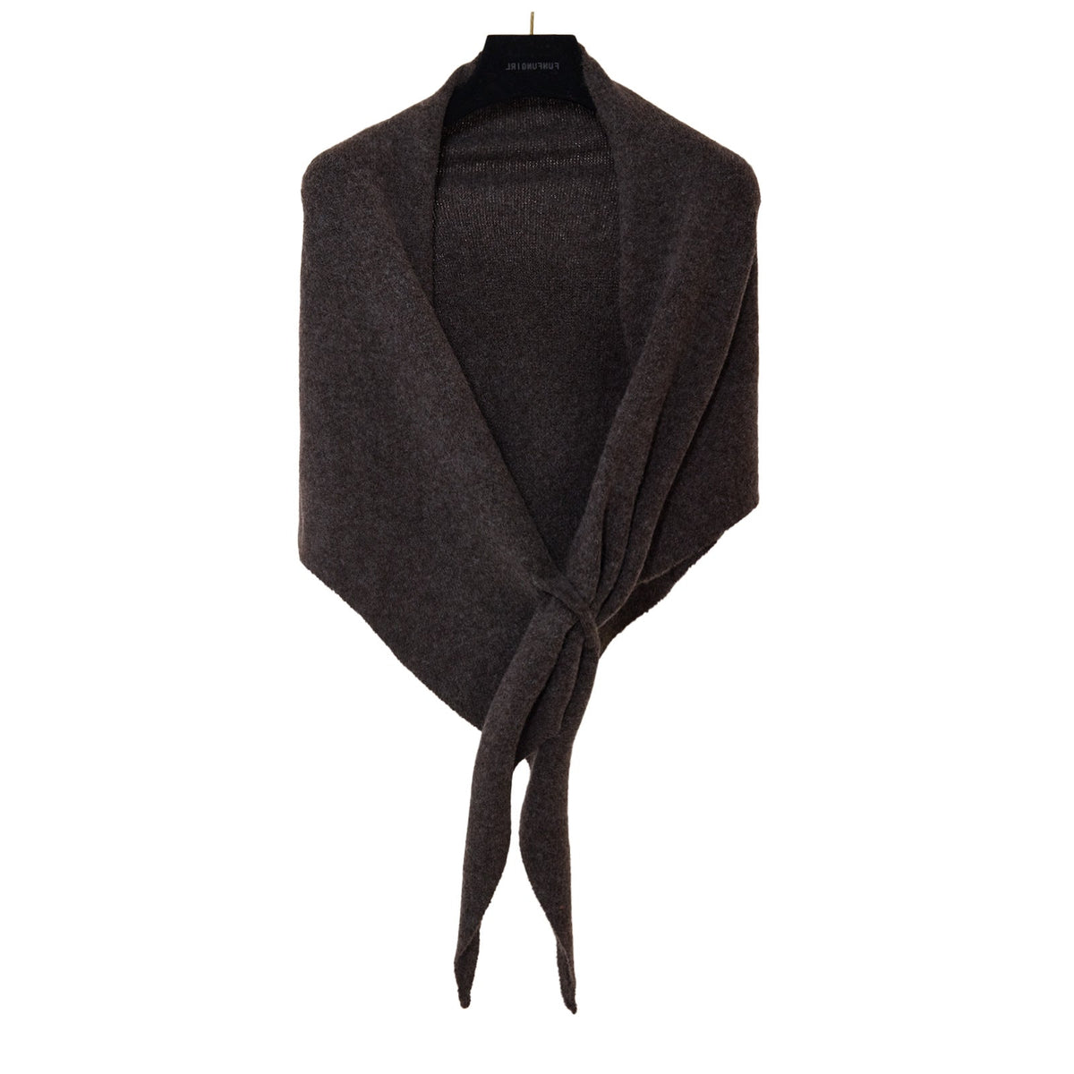 Winter Triangular Shawl INS Solid Color Soft Thickened Knitted Neck Wrap Korean Version Warm Shawl For Women