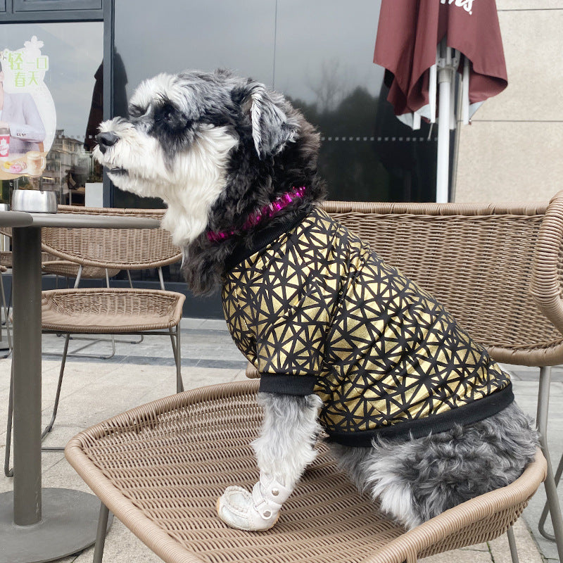 Spring And Summer Pet Dog Bronzing Style Clothes