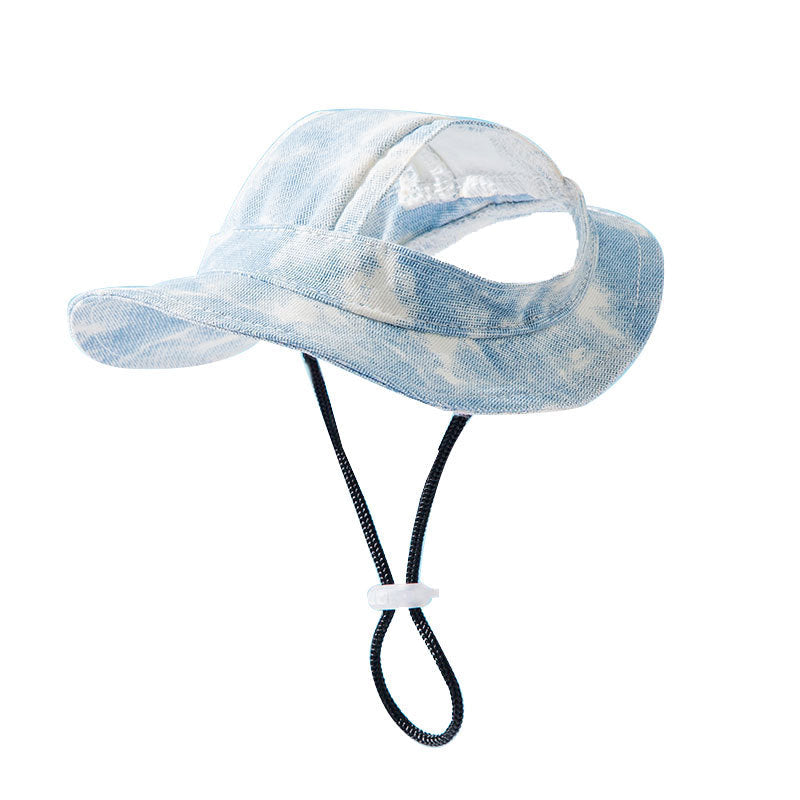 Pet Hat Cute Leaking Ears Anti-fall Off