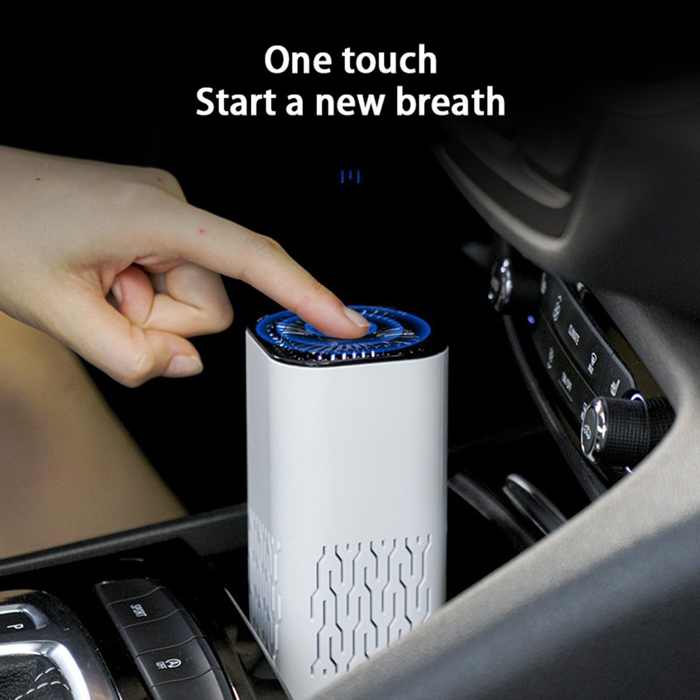 Portable Car Air Purifier - Negative Ion Generator | Remove Smoke, Dust & Odors for Home & Car