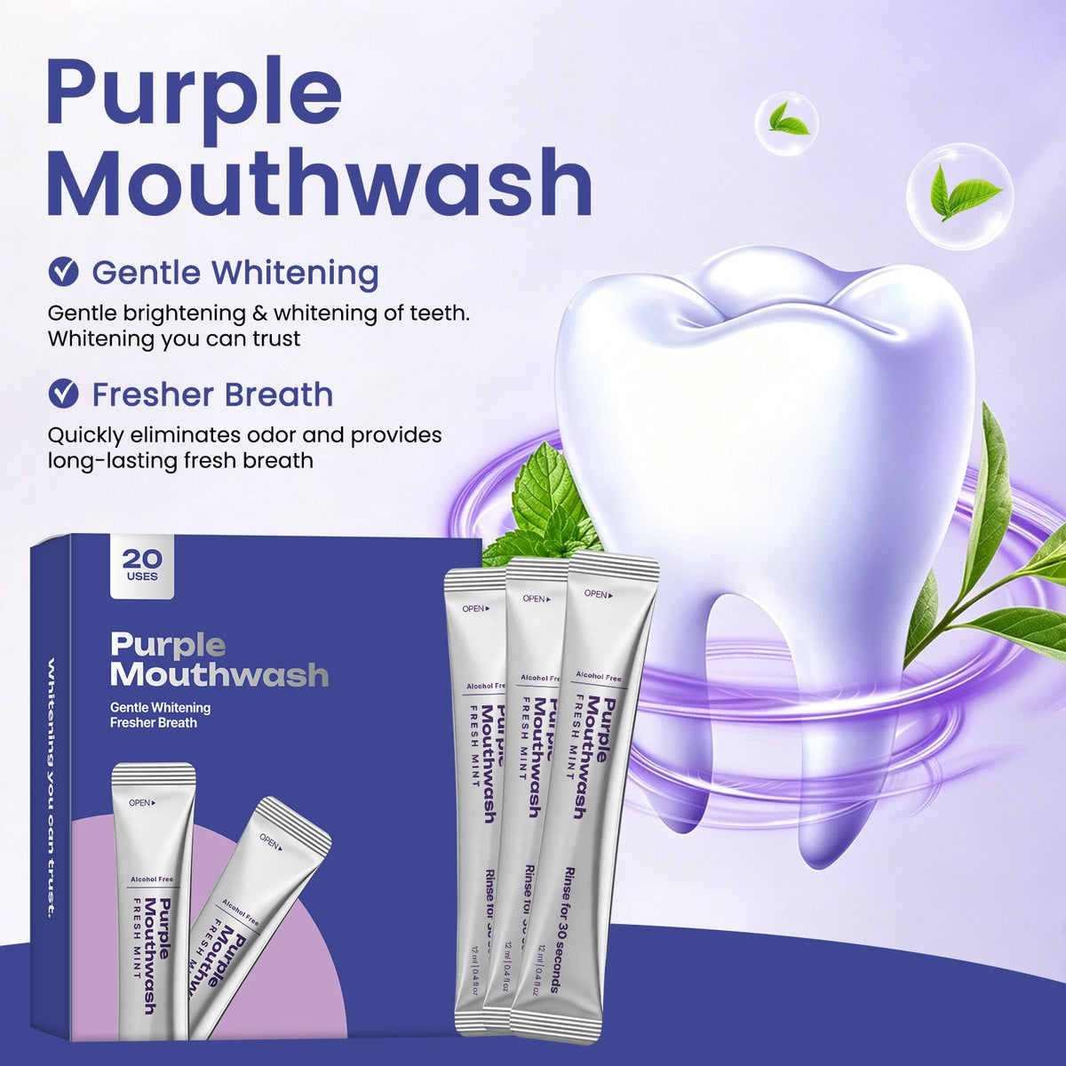Mint Portable Mouthwash 20pcs
