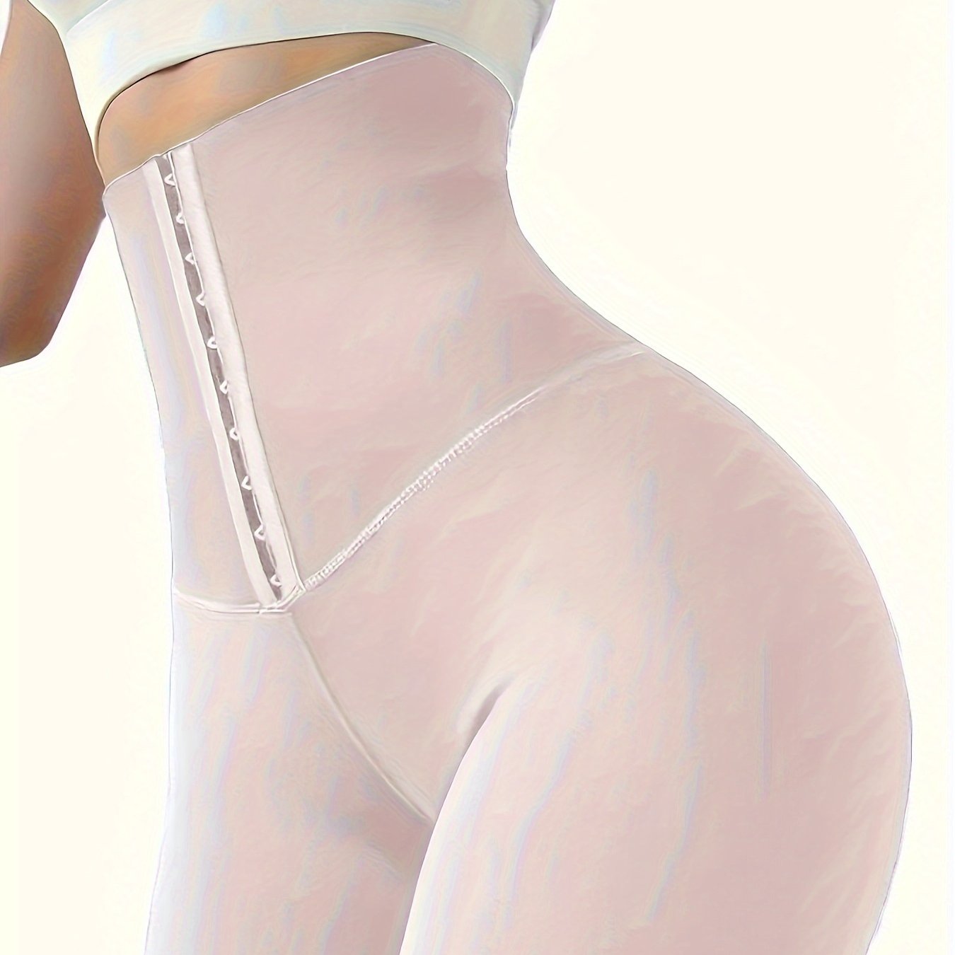 High-Waist Tummy Control Leggings | Butt Lifting, Double-Breasted Button Closure – Women's Shapewear
