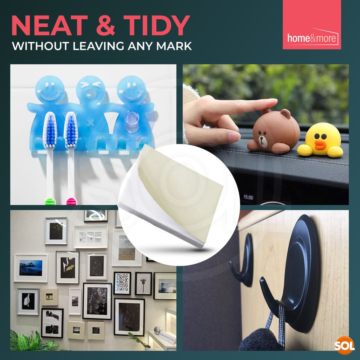 80-320 Interior Sticky Pads Strong Double Sided Self Adhesive Home Interior Foam