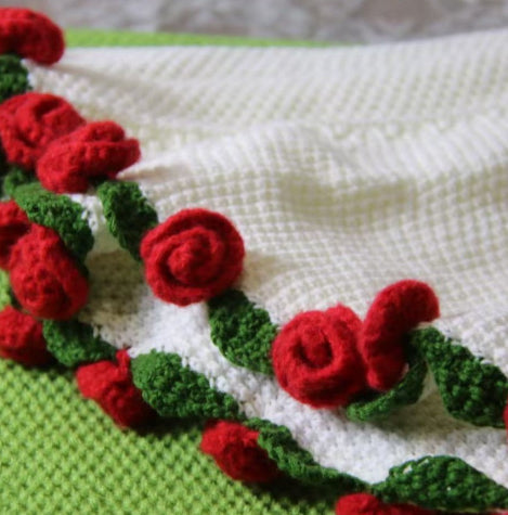 Bouquet Handmade Bouquet Wool Diy Crocheted Linglan Blanket