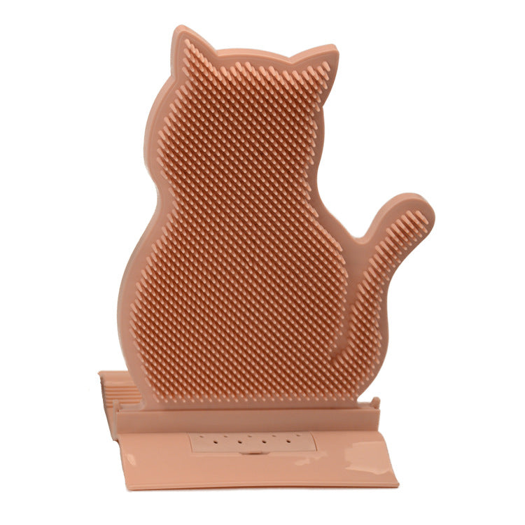 Cat Rubbing Hair Removal Device Tickle Massage Brush