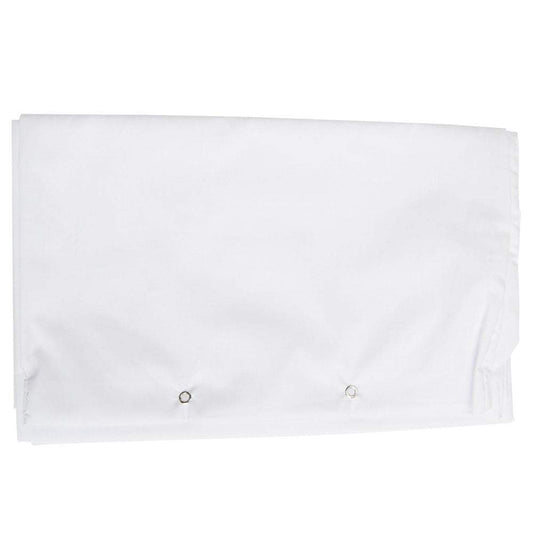 6ft Maternity Pillow Cover - White Cotton