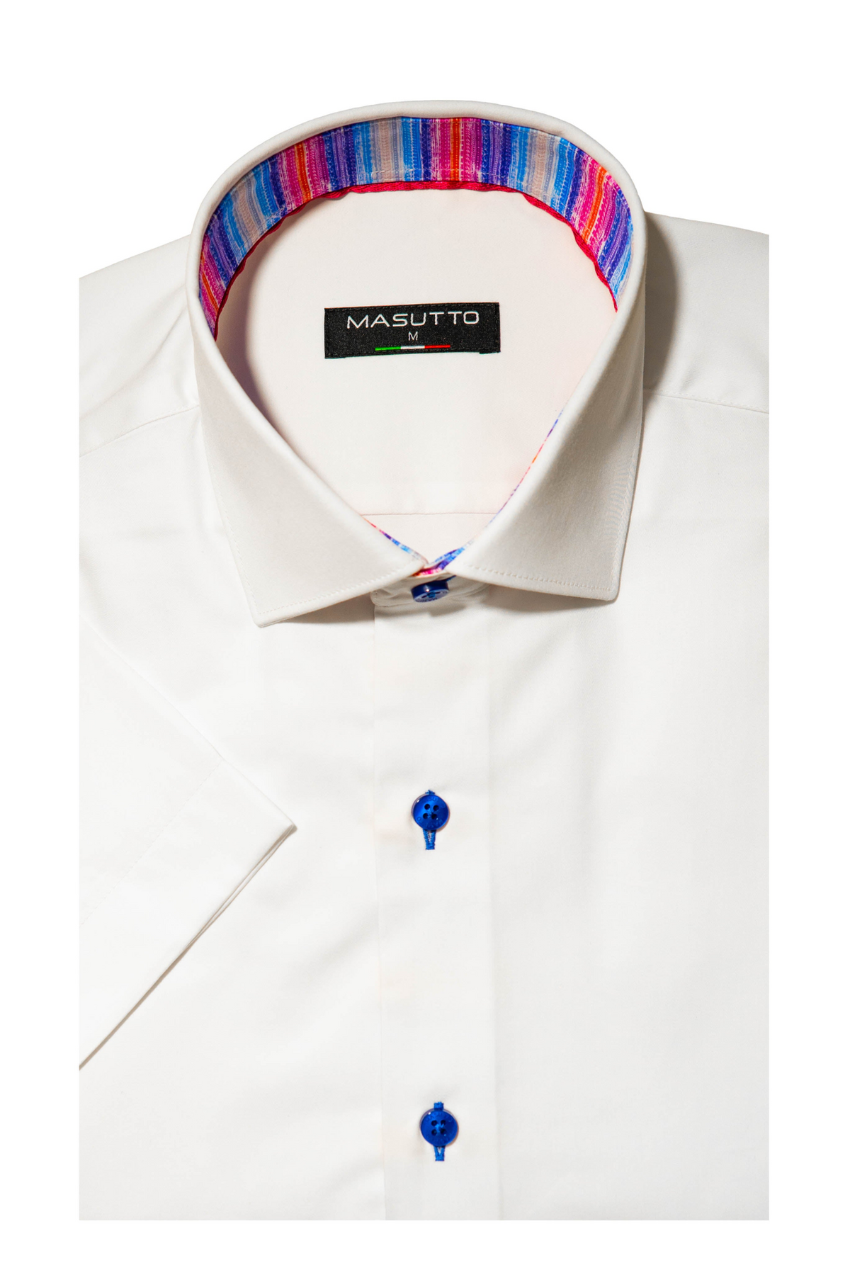 MASUTTO BRUNO/05 SHORT SLEEVE BUTTON DOWN SHIRT