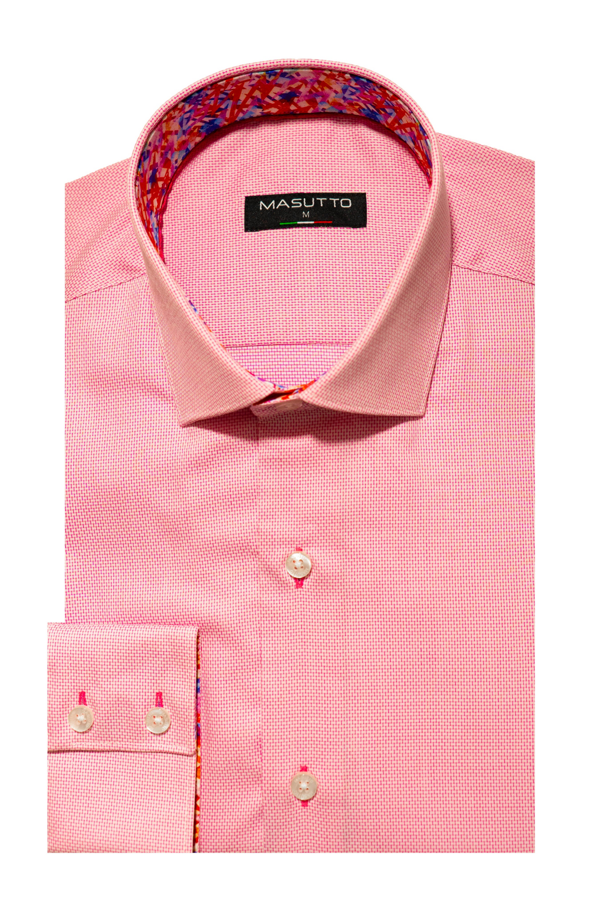 MASUTTO CAPRI/99 LONG SLEEVE BUTTON DOWN SHIRT