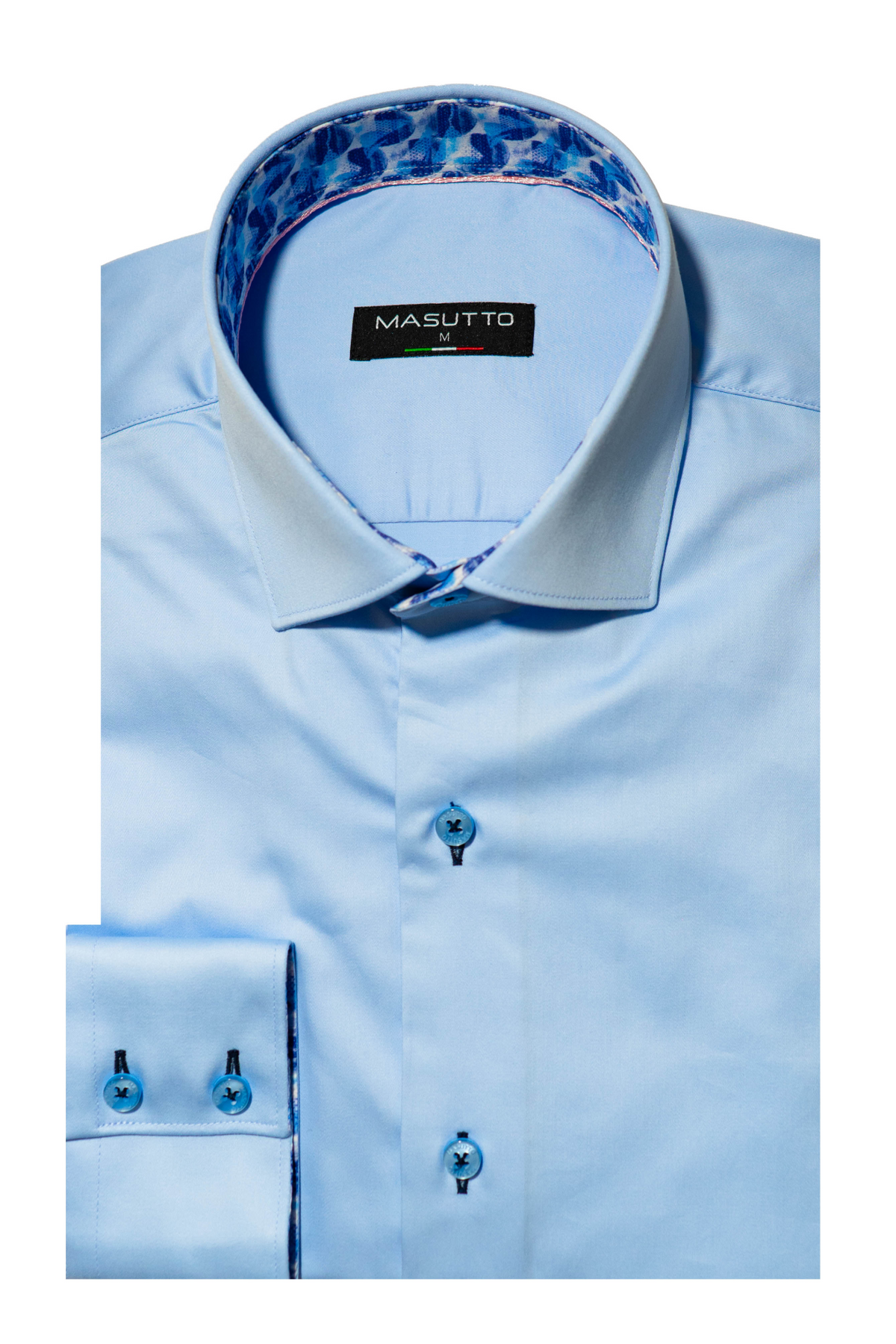 MASUTTO JUDE/02 LONG SLEEVE BUTTON DOWN SHIRT