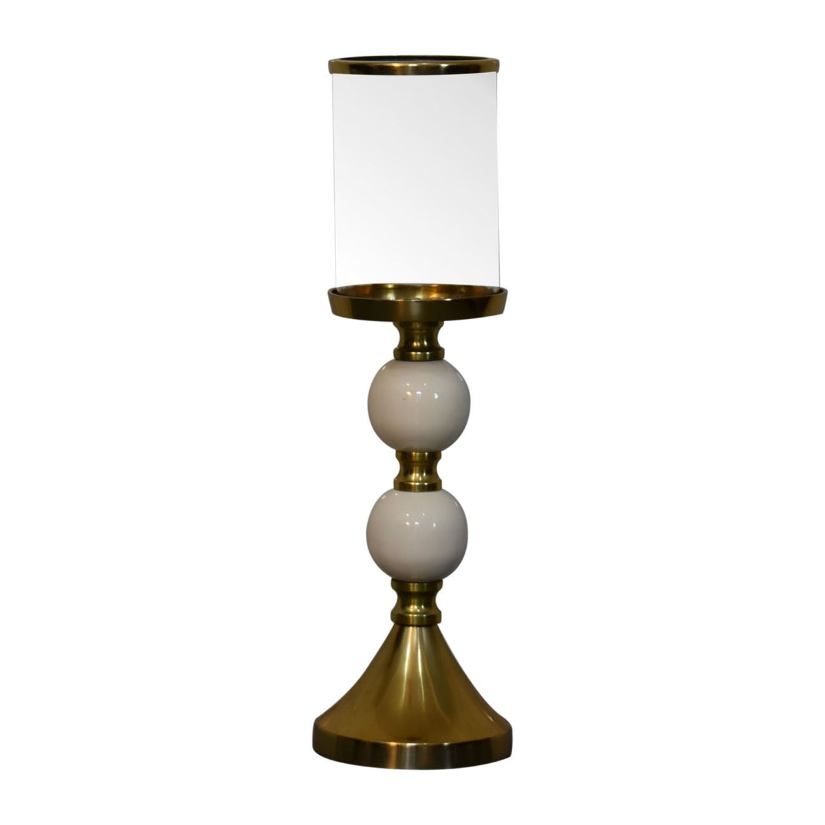Artisan Bubble Metal Candle Holder Set